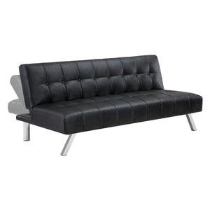 OSP Home Furnishings Sawyer Futon Black