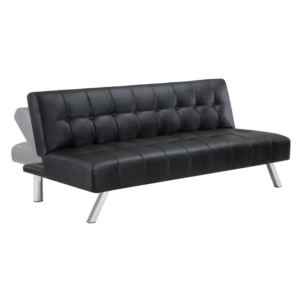 OSP Home Furnishings Sawyer Futon Black