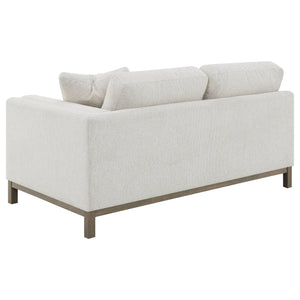 English Elm O'brien Sectional with Chaise Plush Sand Fabric Contemporary Living Room Sofa B062S01529