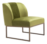 Sante Fe Accent Chair Olive Green 109527 Zuo Modern