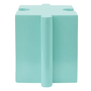 English Elm Christopher Knight Home® - Puzzle Art Side Table - Modular Light Green Mgo Table For Indoor & Outdoor Use, Custom Layouts Available N770P347932G