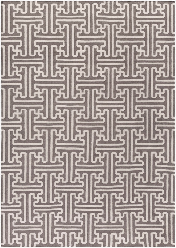 Surya Archive Ach-1701 2'6" X 8' Handmade Wool Rug - Modern Decor With Natural Charm & Durability Tan Wool Ach1702-811
