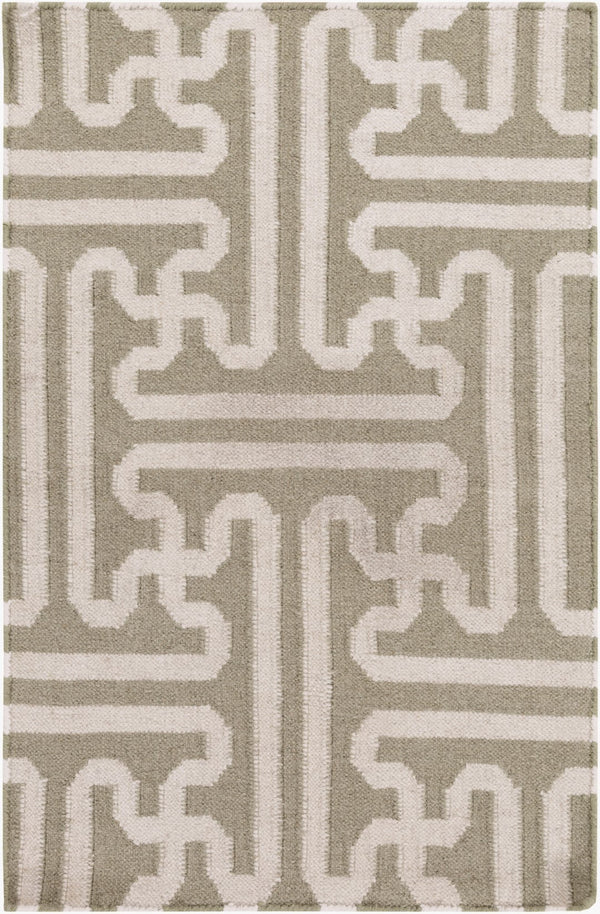 Surya Archive Ach-1701 2'6" X 8' Handmade Wool Rug - Modern Decor With Natural Charm & Durability Tan Wool Ach1705-23