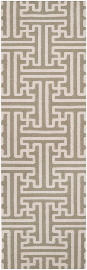 Surya Archive Ach-1701 2'6" X 8' Handmade Wool Rug - Modern Decor With Natural Charm & Durability Tan Wool Ach1705-268
