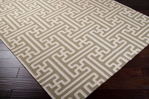 Surya Archive Ach-1701 2'6" X 8' Handmade Wool Rug - Modern Decor With Natural Charm & Durability Tan Wool Ach1705-913