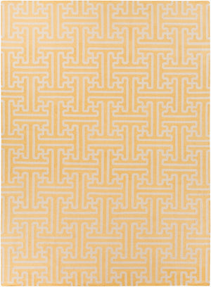 Surya Archive Ach-1701 2'6" X 8' Handmade Wool Rug - Modern Decor With Natural Charm & Durability Mustard Wool Ach1707-58