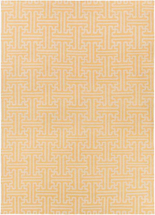 Surya Archive Ach-1701 2'6" X 8' Handmade Wool Rug - Modern Decor With Natural Charm & Durability Mustard Wool Ach1707-913