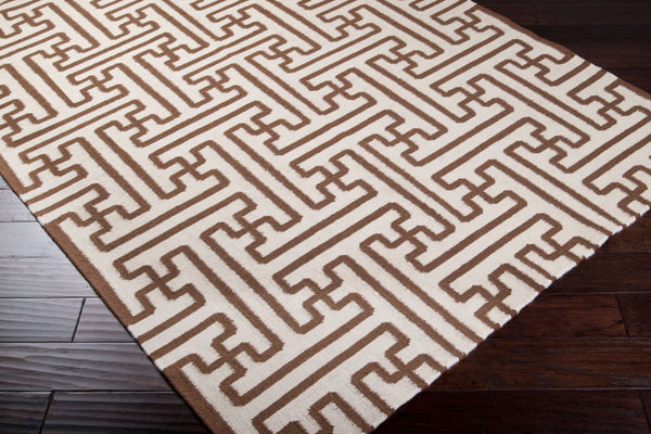 Surya Archive Ach-1701 2'6" X 8' Handmade Wool Rug - Modern Decor With Natural Charm & Durability Ivory Wool Ach1709-23