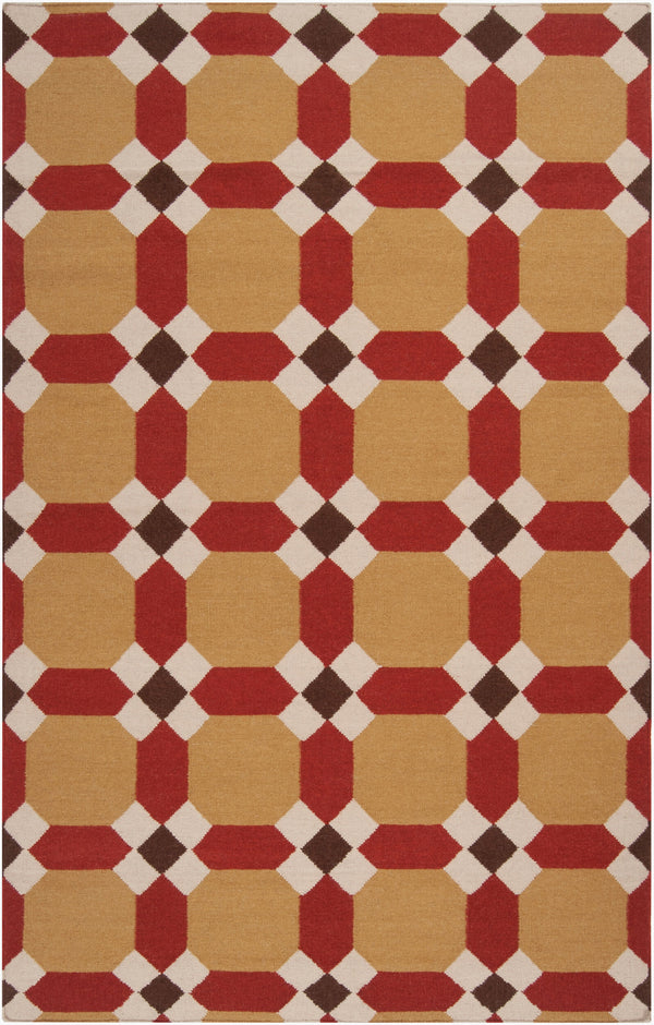 Surya Archive Ach-1701 2'6" X 8' Handmade Wool Rug - Modern Decor With Natural Charm & Durability Mustard Wool Ach1715-58
