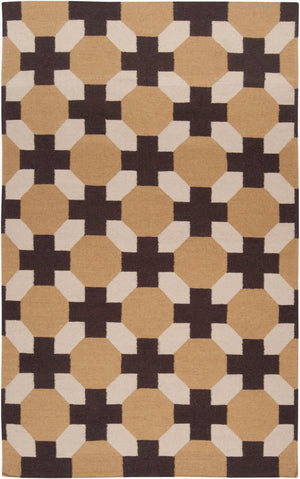 Surya Archive Ach-1701 2'6" X 8' Handmade Wool Rug - Modern Decor With Natural Charm & Durability Mustard Wool Ach1716-58