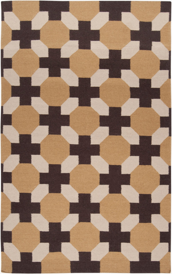 Surya Archive Ach-1701 2'6" X 8' Handmade Wool Rug - Modern Decor With Natural Charm & Durability Mustard Wool Ach1716-58