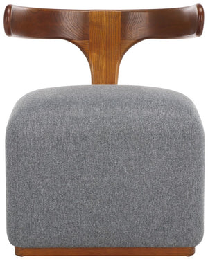 Safavieh Oreus Accent Chair Grey / Walnut ACH3400A