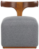 Safavieh Oreus Accent Chair Grey / Walnut ACH3400A