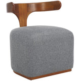 Safavieh Oreus Accent Chair Grey / Walnut ACH3400A