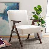 Safavieh Emyr Arm Chair White ACH4007B