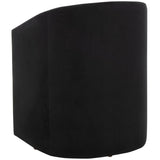 Safavieh Eydis Accent Chair Black Velvet ACH4014C