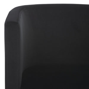 Safavieh Eydis Accent Chair Black Velvet ACH4014C