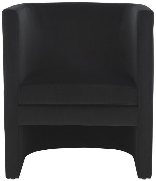 Safavieh Eydis Accent Chair Black Velvet ACH4014C