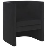 Safavieh Eydis Accent Chair Black Velvet ACH4014C