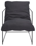 Safavieh Portland Pillow Top Accent Chair Grey/Black ACH4511C