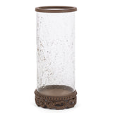 Acanthus Glass Hurricane, 15.5" EAB40608 Park Hill