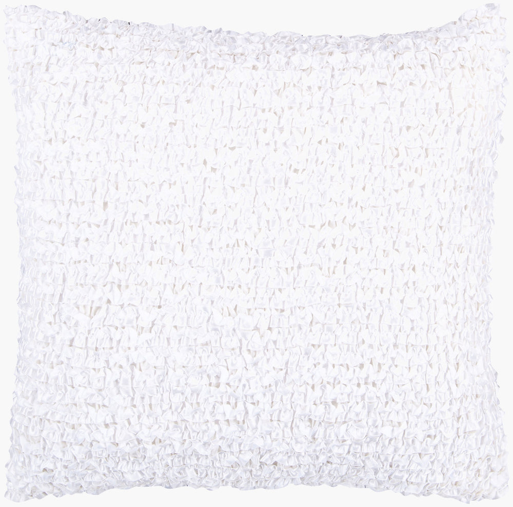 Surya Decorative Accent Pillow Aco-404 - 18"X18" Stylish Fabric Cushion For Sophisticated Home Décor Cream Polyester Aco404-2222p