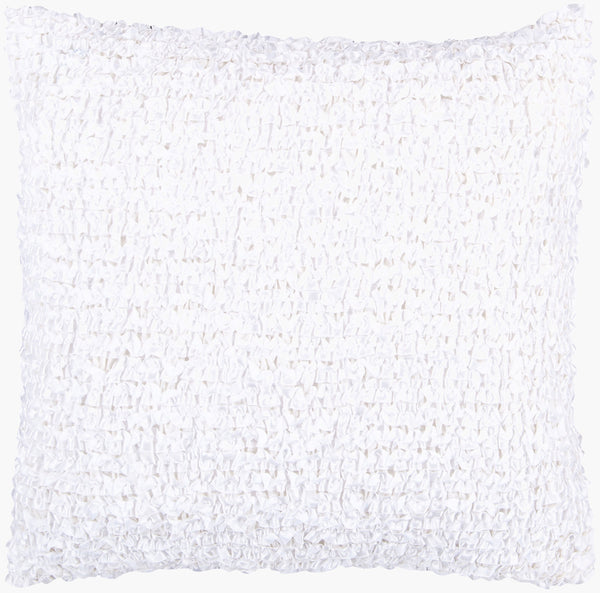 Surya Decorative Accent Pillow Aco-404 - 18"X18" Stylish Fabric Cushion For Sophisticated Home Décor Cream Polyester Aco404-2222p