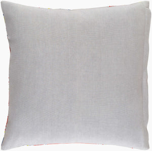 Surya Macro 18"L X 18"W Accent Pillow – Durable Cotton Design For Modern Decor, Made In India, Spot Clean Burgandy Cotton Acr004-1818p