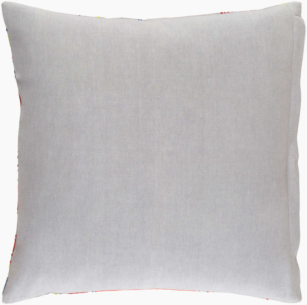 Surya Macro 18"L X 18"W Accent Pillow – Durable Cotton Design For Modern Decor, Made In India, Spot Clean Burgandy Cotton Acr004-1818p