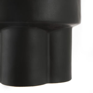 Safavieh Cordiz, 14.25 Inch, Matte Black, Ceramic Garden Stool Matte Black 12.75 x 12.75 x 14.25