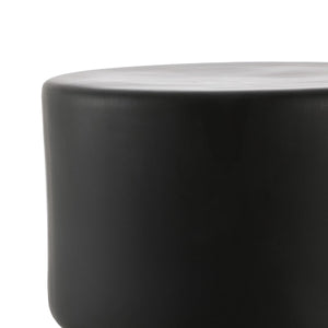 Safavieh Cordiz, 14.25 Inch, Matte Black, Ceramic Garden Stool Matte Black 12.75 x 12.75 x 14.25