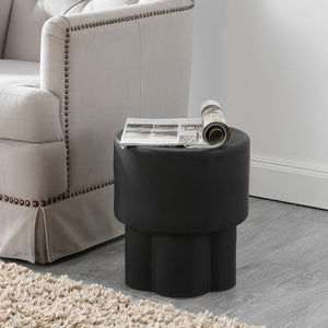 Safavieh Cordiz, 14.25 Inch, Matte Black, Ceramic Garden Stool Matte Black 12.75 x 12.75 x 14.25