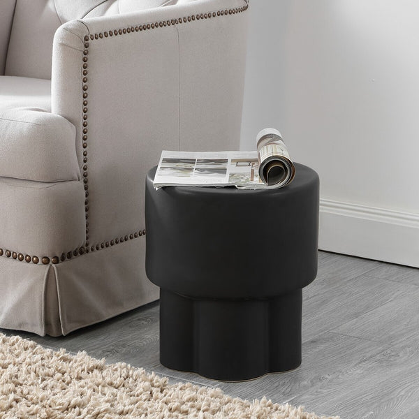 Safavieh Cordiz, 14.25 Inch, Matte Black, Ceramic Garden Stool Matte Black 12.75 x 12.75 x 14.25