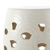 Safavieh Amaissa, 15 Inch, Cream, Ceramic Garden Stool Cream 12 x 12 x 15