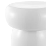 Safavieh Millia, 14.75 Inch, White, Ceramic Garden Stool White 13 x 13 x 14.75