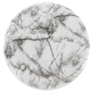 Safavieh Noldita, 15.75 Inch, White Marble, Ceramic Garden Stool White Marble 13.25 x 13.25 x 15.75