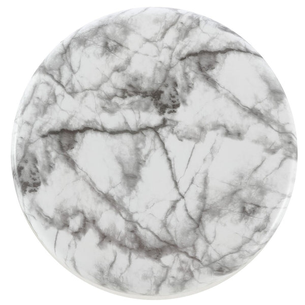 Safavieh Noldita, 15.75 Inch, White Marble, Ceramic Garden Stool White Marble 13.25 x 13.25 x 15.75