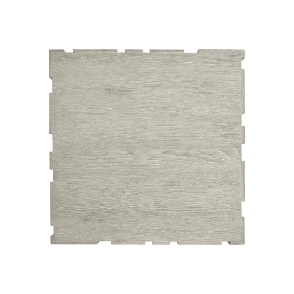 Bernhardt Bernhardt Tempo Side Table In Wirebrushed Larza Oak — Rustic Modern Vertical Panel Accent Table 346122