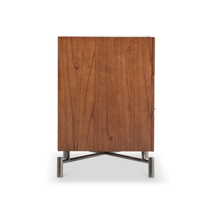 Bernhardt Bernhardt Brasea Suar Wood Nightstand with Usb Charging and Soft Close Drawers 394234