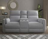 Parker Living Radius - Mineral Power Glider Reclining Console Loveseat