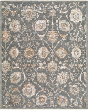 Livabliss Arda Traditional Medallion Polyester Area Rug with Fringe for Living or Dining Rooms Deep Teal, Dark 7'10" x 10'2" ACZ2305-710102