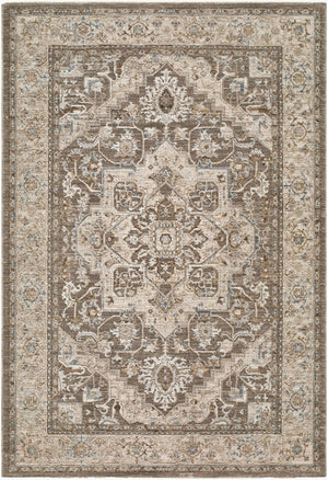 Livabliss Arda Traditional Fringe Area Rug Turkish Woven Polyester for Living or Dining Rooms Taupe, Medium G 10' x 13'11" ACZ2308-101311