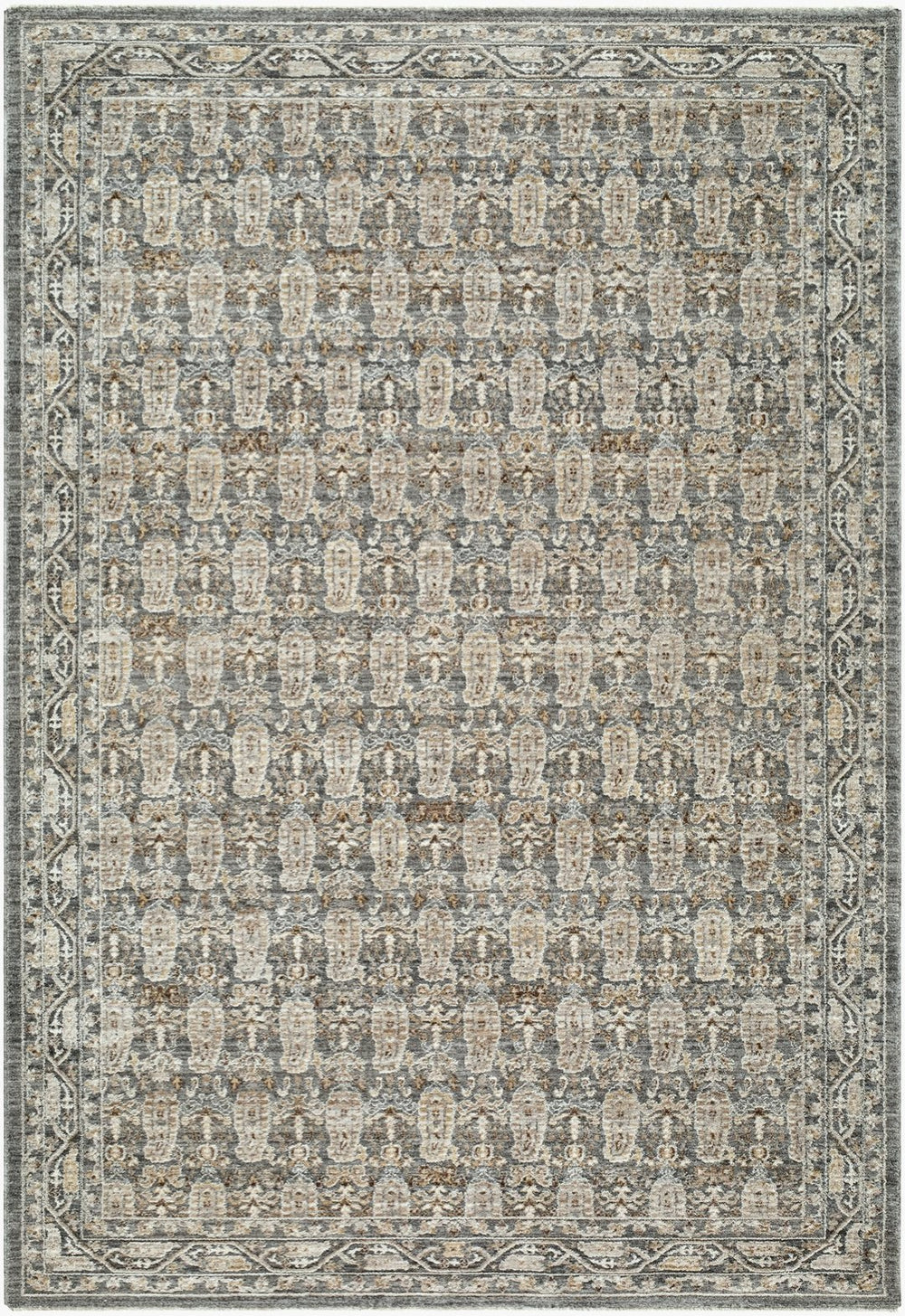 Livabliss Arda Traditional Medallion Polyester Area Rug with Fringe for Large Living Rooms Dark Green, Med 2'7" x 10' ACZ2309-2710