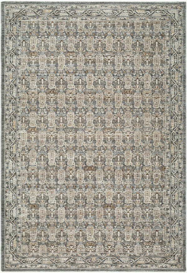Livabliss Arda Traditional Medallion Polyester Area Rug with Fringe for Large Living Rooms Dark Green, Med 2'7" x 10' ACZ2309-2710