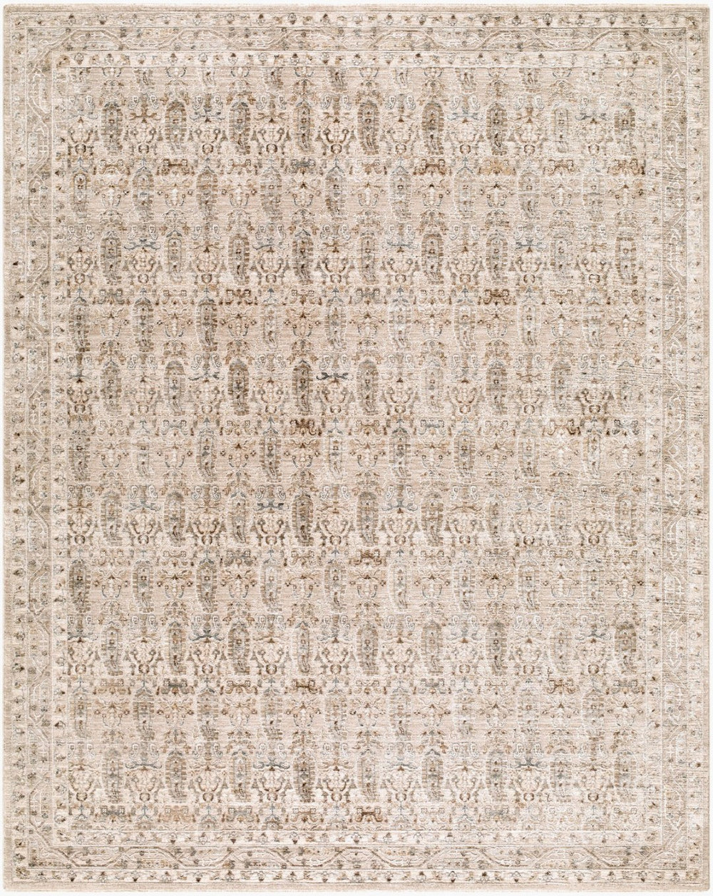 Livabliss Arda Traditional Polyester Area Rug Woven in Turkey with Fringe for Formal Living Rooms Medium Gray, Ta 10' x 13'11" ACZ2310-101311