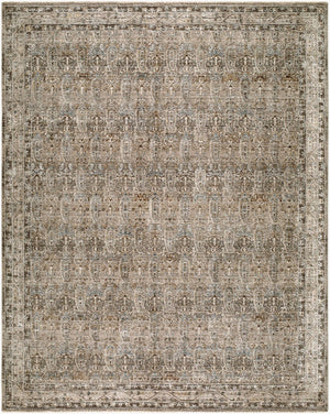 Livabliss Arda Traditional Fringe Area Rug Turkey Woven Polyester Living Room Dining Accent Medium Gray, Ta 7'10" x 10'2" ACZ2312-710102