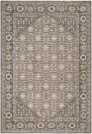 Livabliss Arda Traditional Fringe Area Rug Turkey Woven Polyester Pile Living Room Accent Dark Green, Dee 7'10" x 10'2" ACZ2314-710102