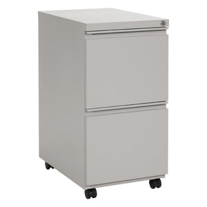 OSP Home Furnishings 22" Mobile Pedestal with Locking Drawers Full Extension Filing and Pencil Tray PTC22FF-HF