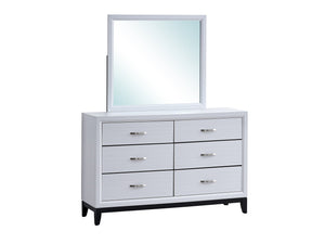 English Elm Glasgow Five-Drawer Chest with Dovetail Construction and Smooth Glides for Ample Organized Storage White 36 L x 60 W x 19 H B078P349548