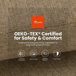 English Elm Modern 5Pc Outdoor Patio Bar Set With Elegant Sintered Stone Table & Comfortable Aluminum Stools W1886S00034